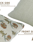 Duck Canvas Floral Premium Quality Pillow Cover