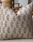 Hand Block printed Pillow Cover Pure Linen Pillow - Deepika