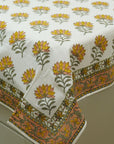 Decoartive printed bedsheet with pillow cover, hand block print cotton fabric with white background, soft cotton king size bedcover and pillow set, natural bedding set, made from 100% cotton fabric bedspread.