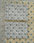 Our hand block printed cotton bed linen is perfect for those who love unique art. Featuring floral designs printed with wooden blocks, this breathable cotton bedsheet and pillow cover enhance both farmhouse charm and everyday comfort.