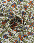 Crafted with care, this floral cotton bedsheet and pillow set features authentic hand block prints. Every piece reflects the spirit of bohemian decor with earthy tones, perfect for elevating your bedroom into a serene, artistic space.
