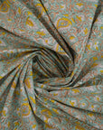 Immerse yourself in handcrafted beauty with this floral block printed bedsheet. Made of soft cotton and paired with matching pillow covers, it’s a thoughtful blend of traditional skill and modern living.