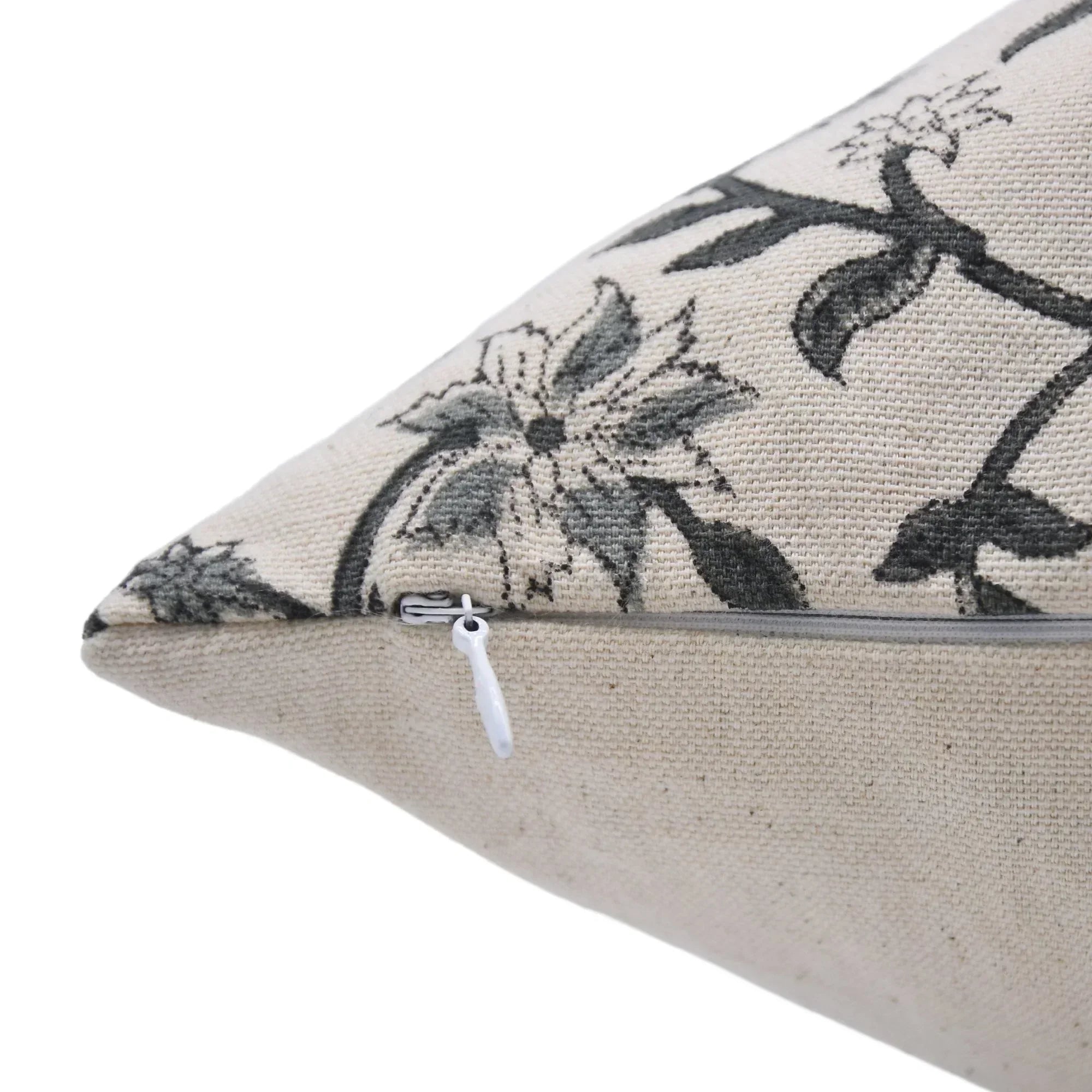Hand Block Print duck canvas cotton designer pillow cover- ARADHANA - Fabdivine