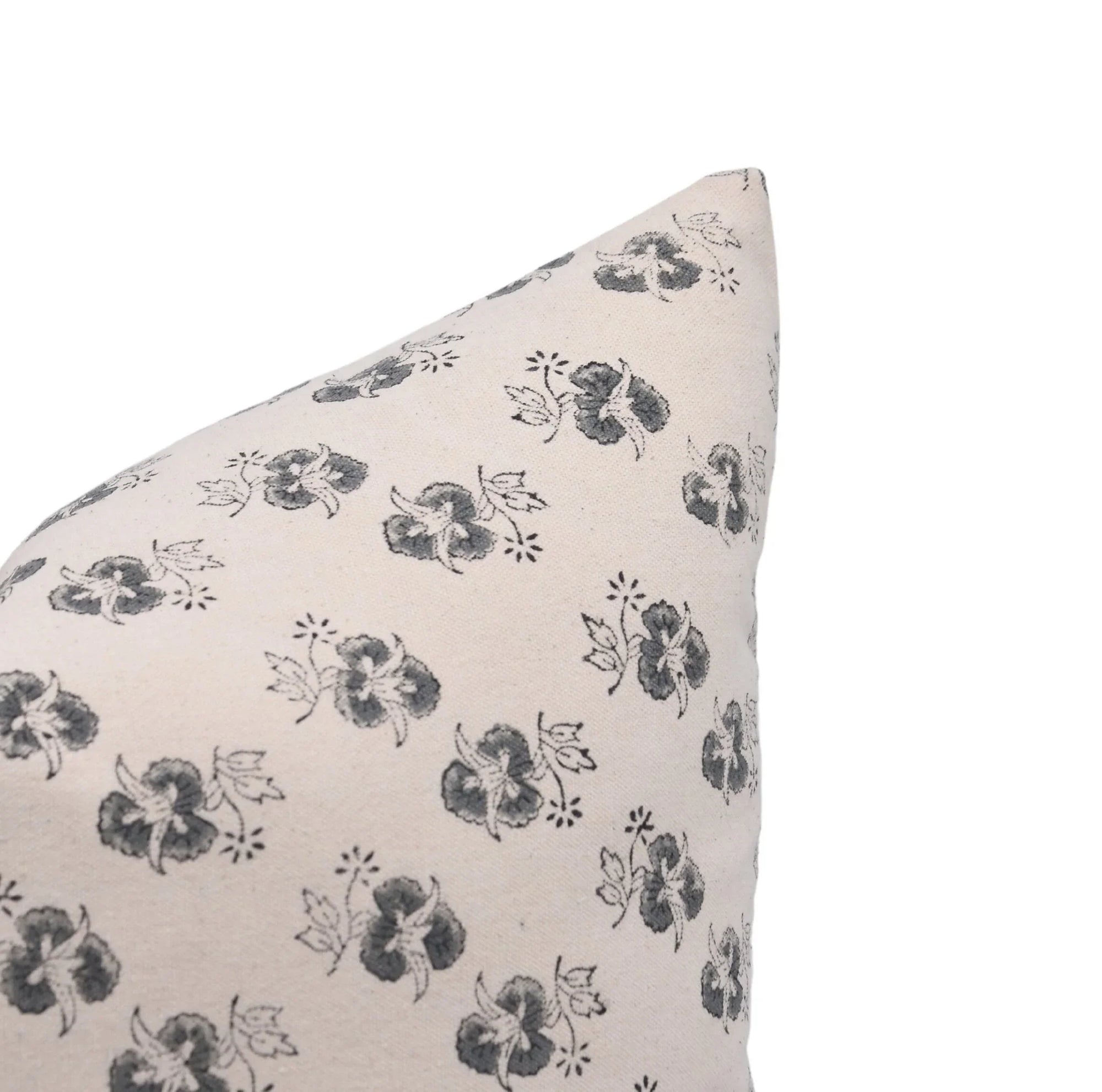 Duck Canvas Cotton block print designer boho pillow/cushion cover- CHITRANJAN - Fabdivine