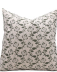 Hand Block Print Duck Canvas Cotton pillow cover - MADHUBALA - Fabdivine