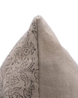 Square/Lumber block print pillow cover- duck canvas cotton- VISHV JAAL - Fabdivine
