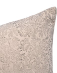 Square/Lumber block print pillow cover- duck canvas cotton- VISHV JAAL - Fabdivine