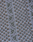 BLOCK PRINT HANDWOVEN THROW - ALIA - Fabdivine