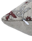 Throw Pillow Cover –Designer Collection of Hand Block Print Thick Linen- ARADHANA - Fabdivine