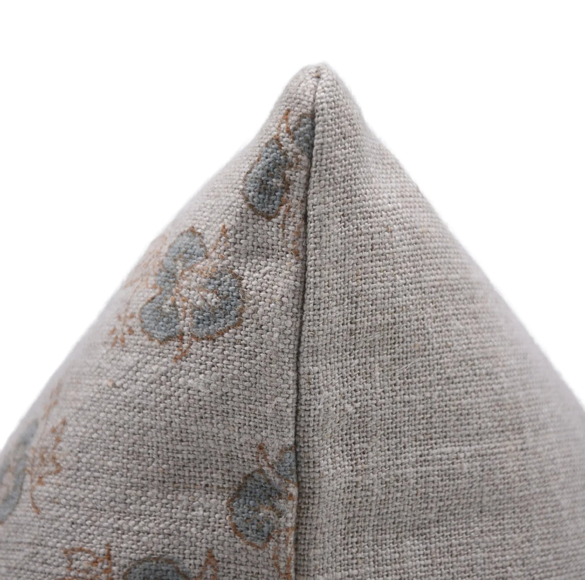 Block print Heavy Linen Pillow Cover - CHITRANJAN - Fabdivine