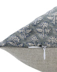 Hand Block Print thick linen designer pillow cover- GUL MOHAR - Fabdivine