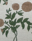 Throw Pillow Cover –Designer Collection of Hand Block Print Thick Linen- GULAB - Fabdivine