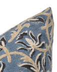 Square/Lumber block print pillow cover- thick linen- KAMAL DUTTA - Fabdivine