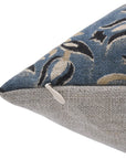 Square/Lumber block print pillow cover- thick linen- KAMAL DUTTA - Fabdivine