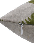 Hand Block Print thick linen designer pillow cover- PATTAGOBI - Fabdivine