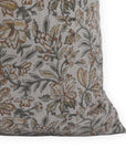 Hand Block Print thick/heavy linen designer pillow cover- QUDRAT - Fabdivine