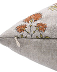 Hand Block Print thick/heavy linen designer pillow cover- RISHI - Fabdivine