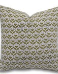 Throw Pillow Cover –Designer Collection of Hand Block Print Thick/Heavy Linen- SHEHNAAZ - Fabdivine