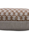 Block print thick/heavy linen throw pillow cover- TRAZ - Fabdivine