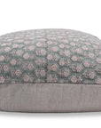 Thick Linen block print designer boho pillow/cushion cover- TULSI BUTI - Fabdivine