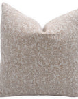 Square/Lumber block print pillow cover- thick/heavy linen- VISHV JAAL - Fabdivine