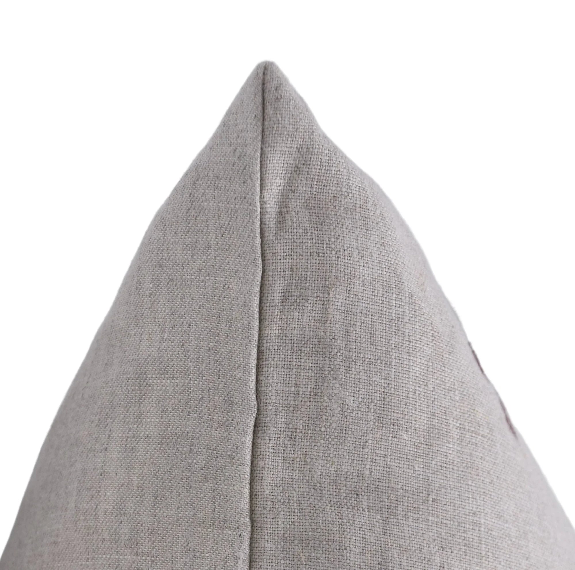 Square/Lumber block print pillow cover- pure linen- BARFI - Fabdivine