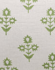 Block print Pillow cover for sofa, couch or bed- Pure Linen- CHAMELI - Fabdivine