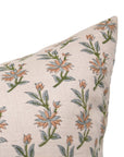Block Print Pure Linen Pillow Cover - DEEPIKA - Fabdivine