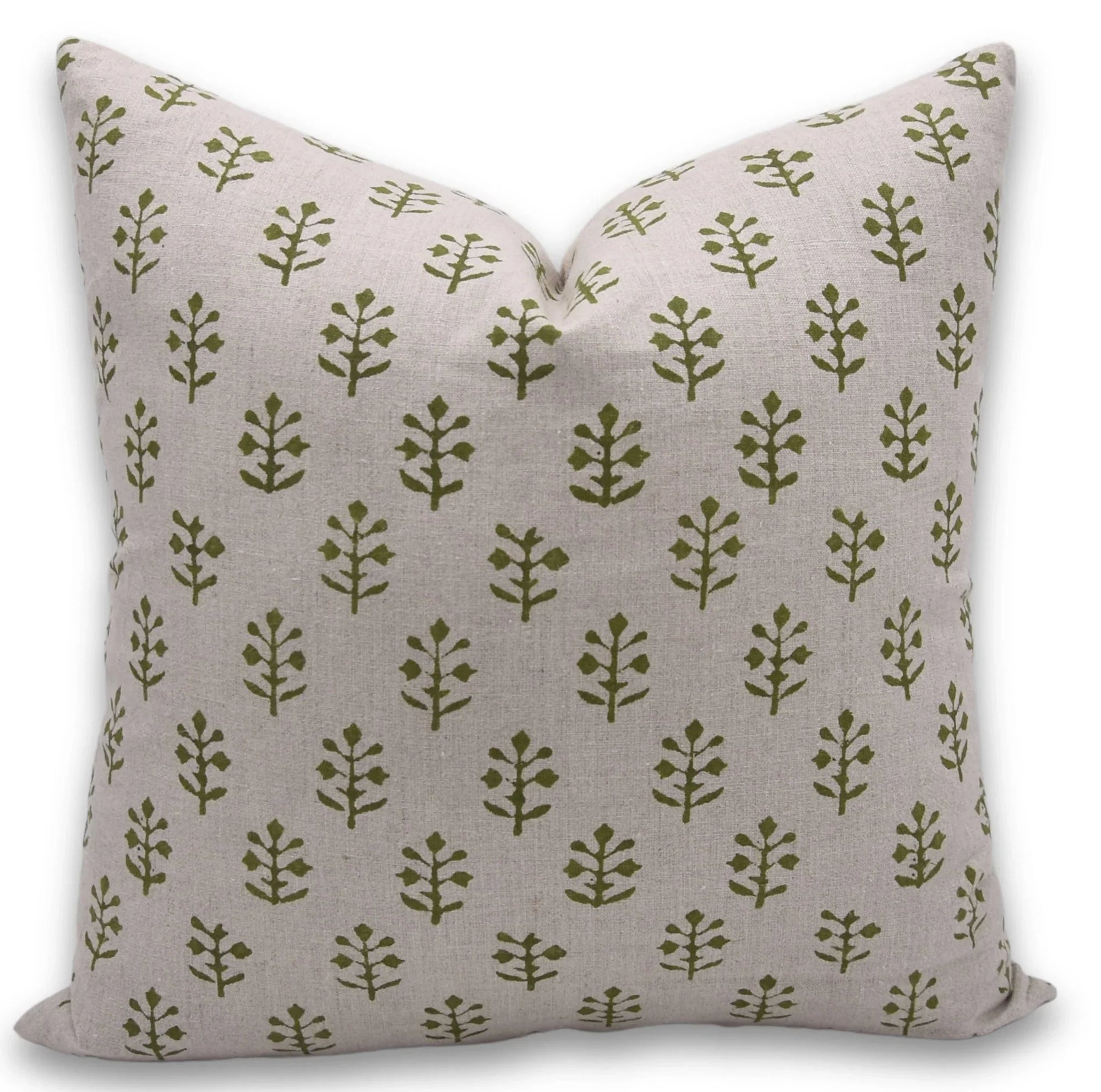 Square/Lumber block print pillow cover- pure linen- JAISALMER - Fabdivine