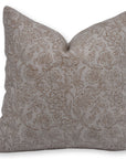 Hand Block Print Pure Linen designer pillow cover- JARUL - Fabdivine