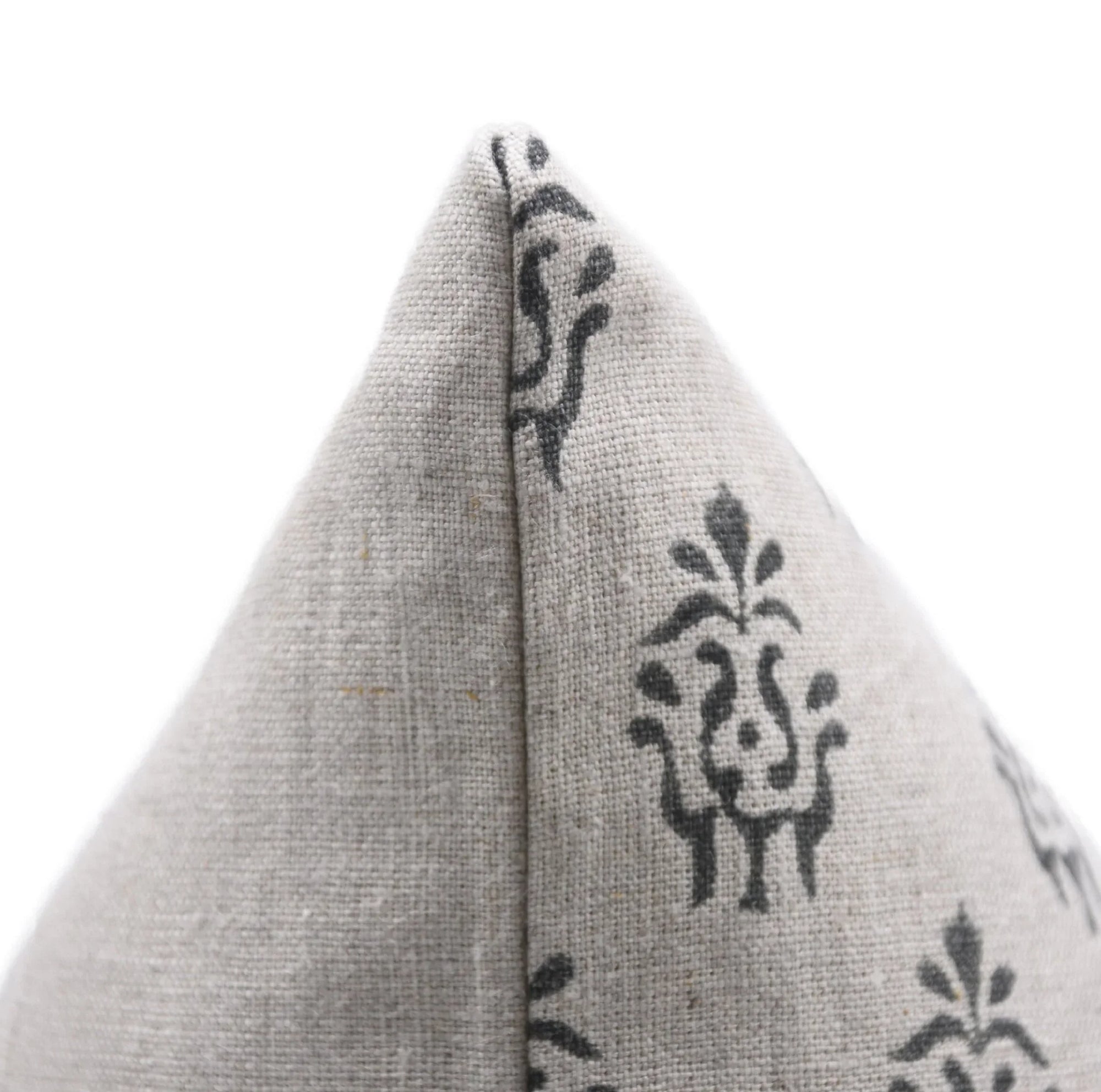 Throw Pillow Cover –Designer Collection of Hand Block Print Pure Linen- KARTIKYA - Fabdivine
