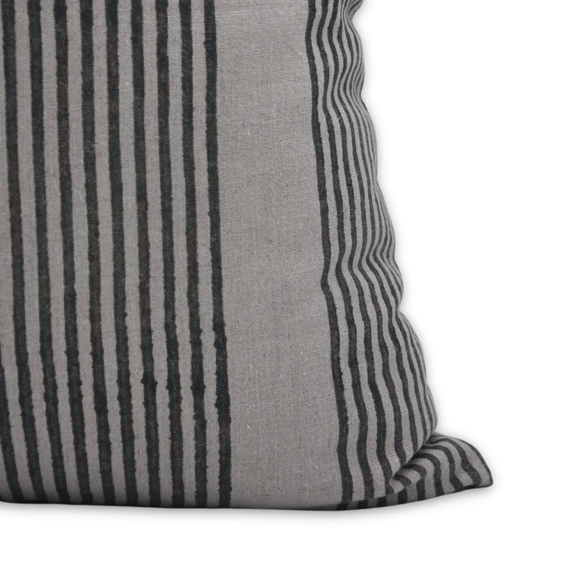 Throw Pillow Cover –Designer Collection of Hand Block Print Pure Linen- SAAT SAMUNDER - Fabdivine