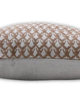 Throw Pillow Cover –Designer Collection of Hand Block Print Pure Linen- TRISHUL - Fabdivine