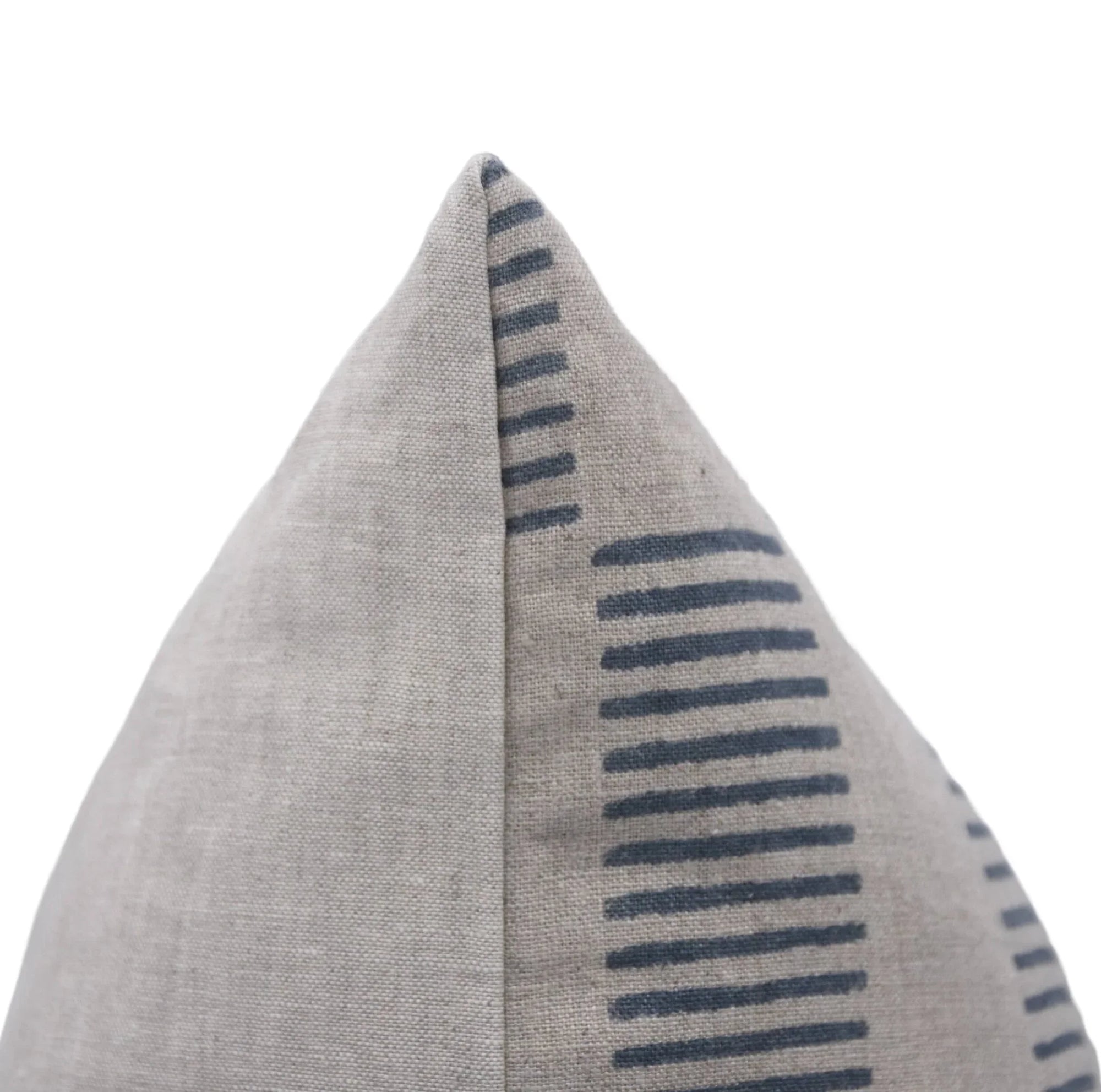 Throw Pillow Cover –Designer Collection of Hand Block Print Pure Linen- ZIG-ZAG - Fabdivine