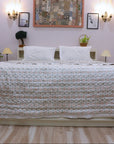 Block Printed Indian Cotton Quilts - By Fabdivine