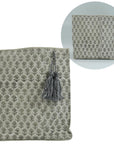 BLOCK PRINTED LINEN FLORAL BASKETS STORAGE FOR HOME DECOR & SHOPPING ORGANIZER - TARANGINI