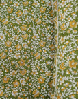 Bedroom king size 100% cotton bedsheet, floral handmade cotton bedspreads, handmade block print green floral cotton bedsheet for queen and twin size bed.