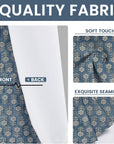 Blackout Pure Linen Grommet Curtain - Floral Room Darkening Drapery Valance - Tulsi Buti