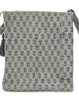 BLOCK PRINTED LINEN FLORAL BASKETS STORAGE FOR HOME DECOR & SHOPPING ORGANIZER - TARANGINI