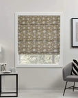 Thick Linen Bohemian Block Printed Roman Valance - Aradhana