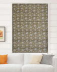 Thick Linen Bohemian Block Printed Roman Valance - Aradhana