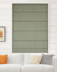 Thick Linen Block Print Roman Shade - EVERBEE