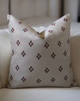 Square/Lumber Block Printed Pillow Cover - Pure Linen - Barfi