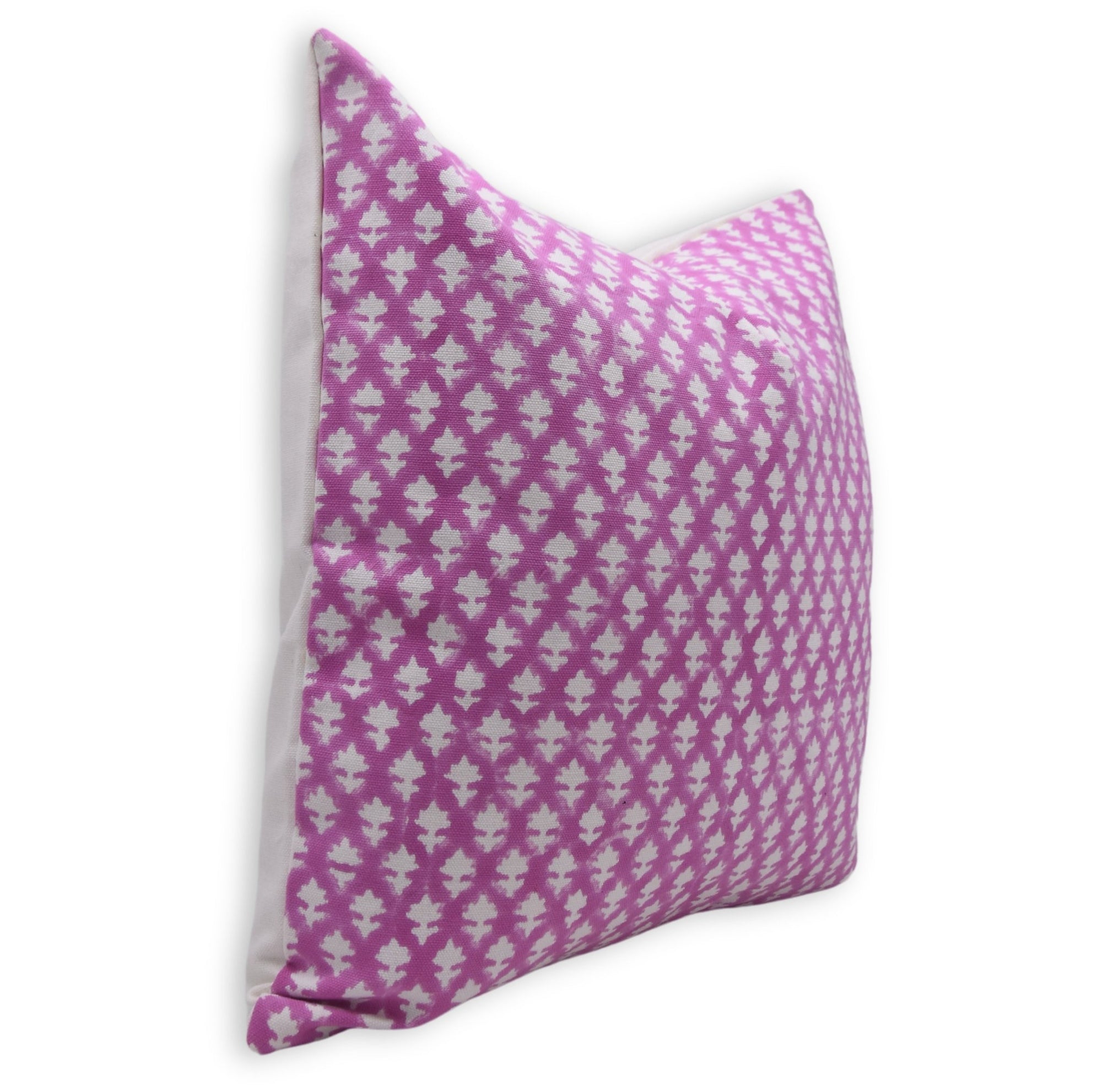 PINKCITY JAAL Cotton Pillow Cover in Pink and White - Fabdivine