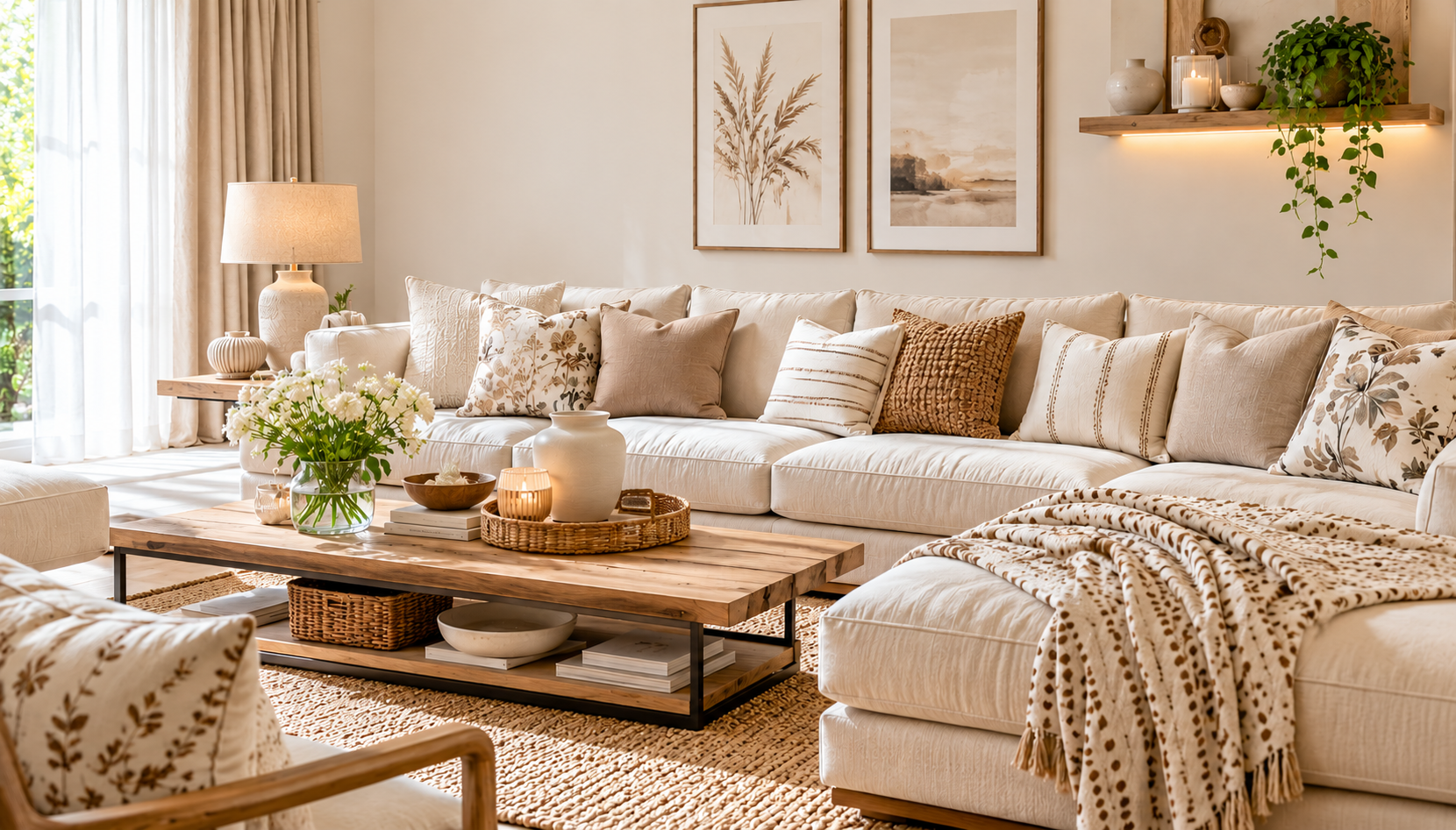 Organic Charm How Cotton and Linen Home Decor Brings Serenity to Your Space