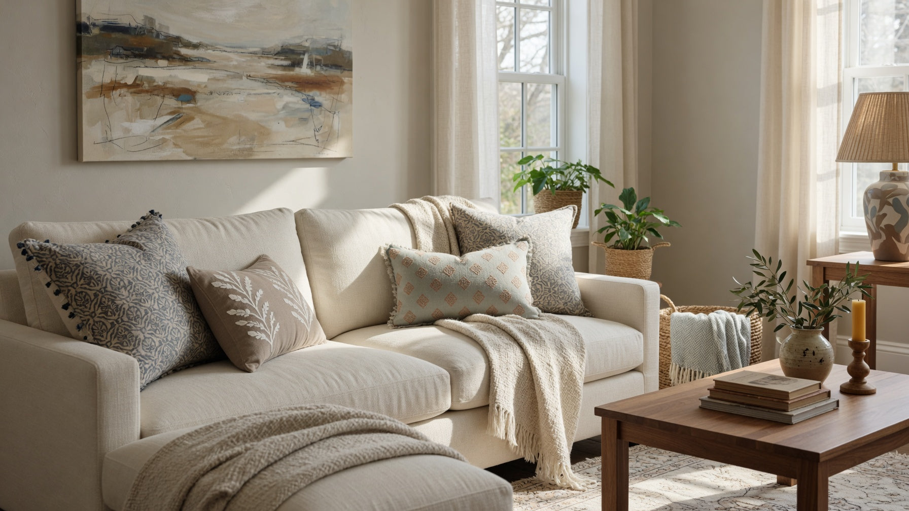 Stylish Living Room Decor Made Easy With Fabdivine Collection