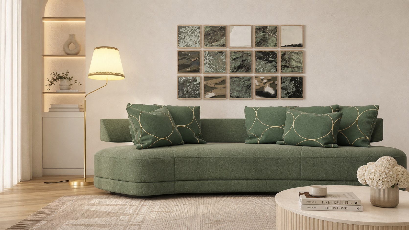 Emerald Green Linen Pillows Every Designer Is Using Right Now
