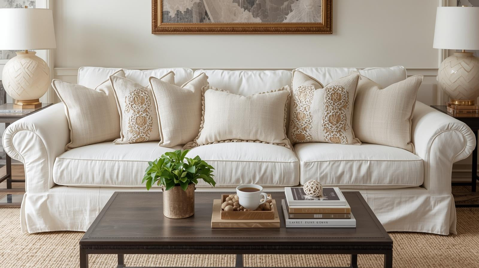 20 Great White couch pillows to impress your visitors in USA