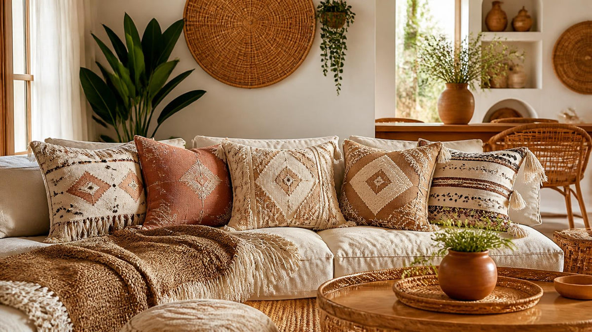 The Boho Home Makeover Starts With Fabdivine Pillow Covers