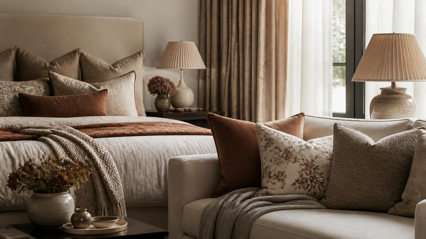 Accent Pillows And Throws: Styling Ideas For Bedroom And Couch